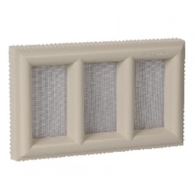 Grille d'aération scellement CLAUSTRA sable NICOLL