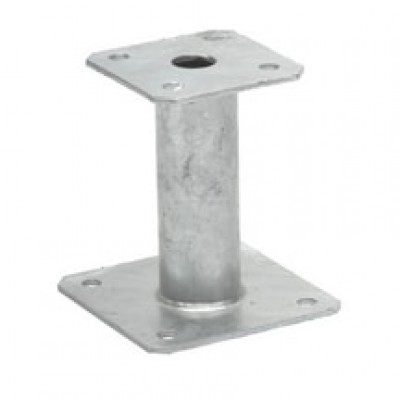 Pied de poteau platine 150x150 mm epaisseur 4 mm SIMPSON