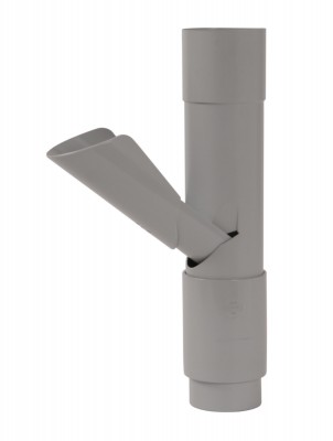 Récupérateur d'eaux pluviales diamètre 80mm gris NICOLL