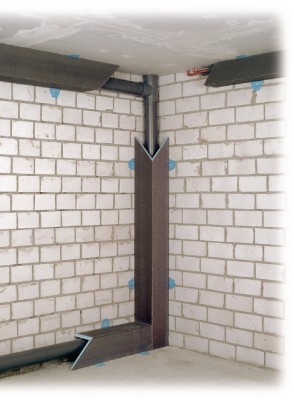 Coffre d'habillage MENSOLO-L 2.5m 15x15cm WEDI