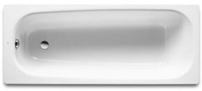 Baignoire acier CONTESA 140cm blanc 2 trous diamètre 30mm ROCA