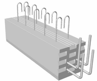Poutre de sous-sol 20x20cm Leader 430 KP1