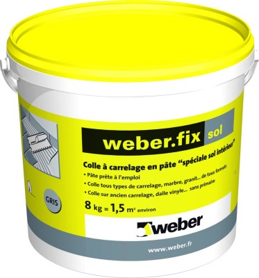 Weber.fix sol gris seau 8kg WEBER
