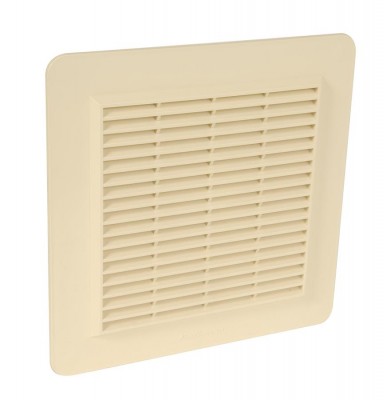 Grille d'aération spécial façade en applique blanc 1GAPMV NICOLL