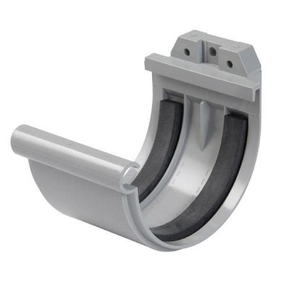 Jonction grise pour gouttière 16cm joint NICOLL
