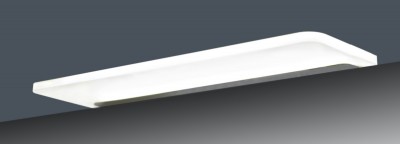 Spot LED réglette blanc translucide 30cm