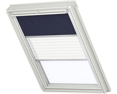 Store DUO (occultant marine + plissé blanc) VELUX FRANCE