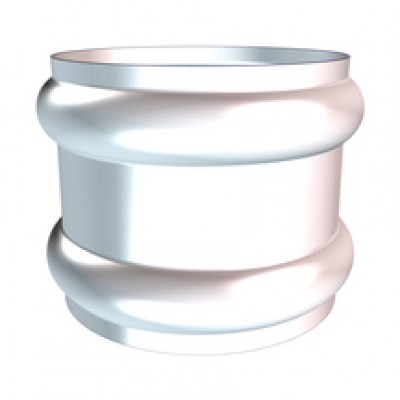 Bague double extensible inox diamètre 75/80mm HILD