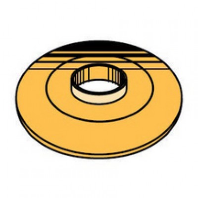 Rondelle bossage diamètre 34mm RAL 8014 (100) FAYNOT