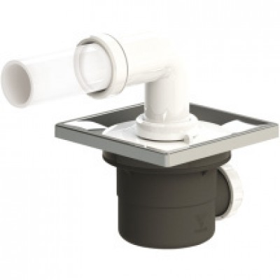 Bonde de douche PMR sortie horizontale capot à carreler réf 5683 VALENTIN