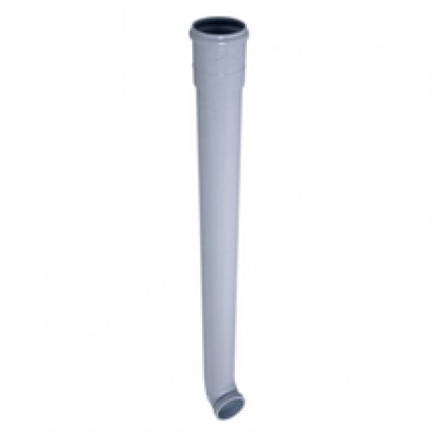 Dauphin sans joint coudé 1m gris 80mm NICOLL