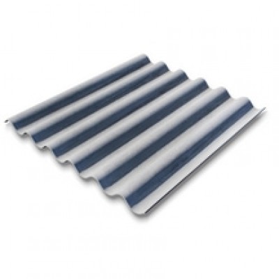 Plaque Ondulée fibre ciment teinte naturelle, nature 6 ondes standard 1m25 ETERNIT