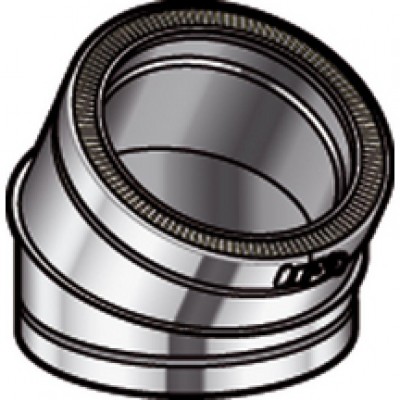 Elément coude 30° diamètre 230mm EC30-230 POUJOULAT