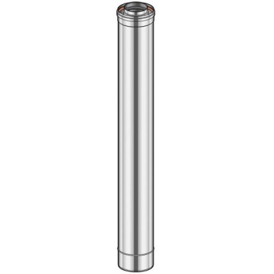 Elément droit isolé 10cm diamètre 230mm ED100-230 POUJOULAT