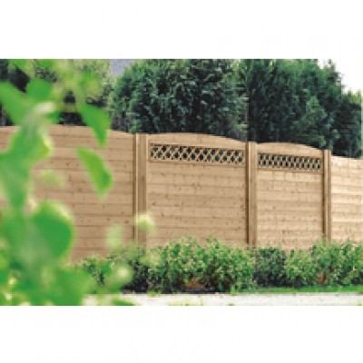 Clôture démi-poteau PRN classe 4 ver 45x90mmx1m95 PROTAC
