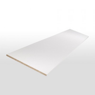 Tablette soft givre blanc 2500x600x18mm DMBP DISTRI MAT. BOIS-PANNEAUX