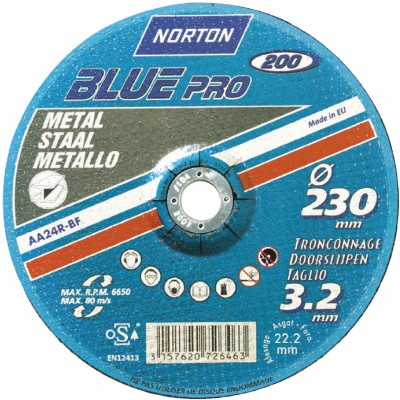 Disque à tronçonner métal A46S-230x1.9mm
