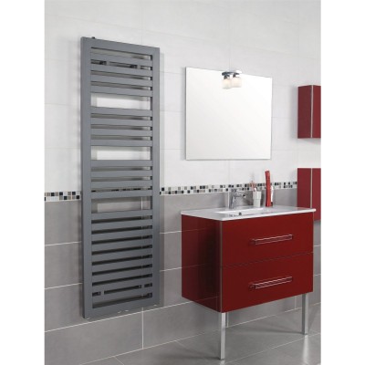 Sèche-serviettes SEDUCTA raccord central eau chaude 1584x 500 sunstone 710 Watts