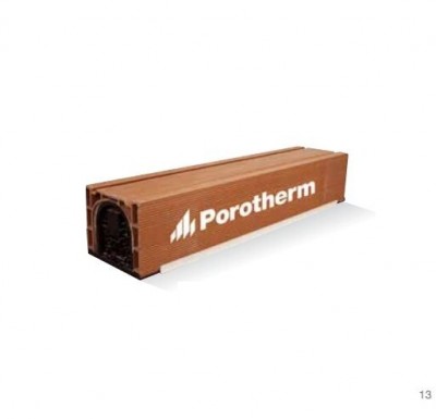 Coffre tunnel CT140 1990x300x314mm POROTHERM