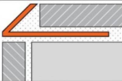 Baguette de finition plate 10mm blanc 2,50ml