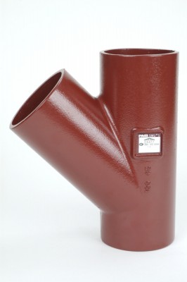 Culotte simple SMU S 45° diamètre nominal 125-75mm PONT A MOUSSON