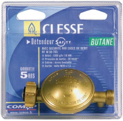 Détendeur SAF'TY butane 28 Mbar