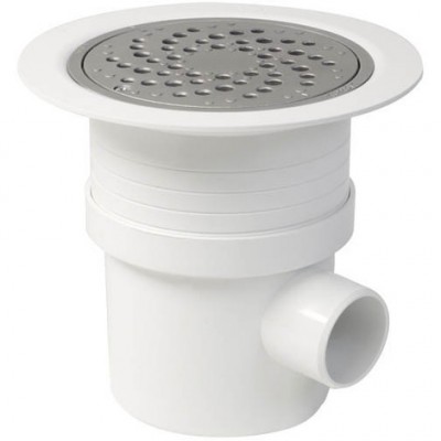 Siphon pour sols plastiques grille aluminium verrouillable SITARAL NICOLL                  SITARAL NICOLL