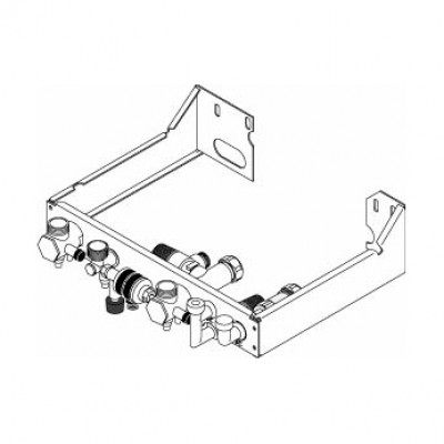 Plaque raccordement ISOMAX ISOTWIN FRA SAUNIER DUVAL