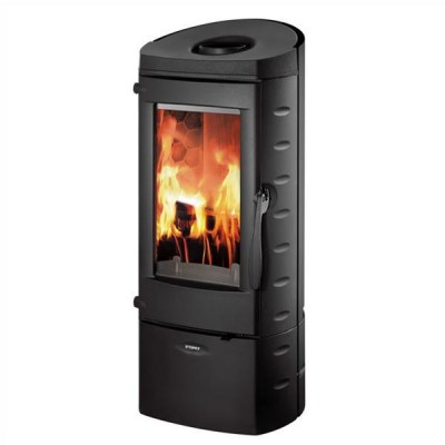 Poêle à bois bûches GOTHAM 14kW noir SUPRA