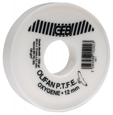 OLIFAN PTFE oxygène 12mmx30m GEB