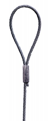 Câble de suspension boucle express N2 3m sachet de 10 pièces