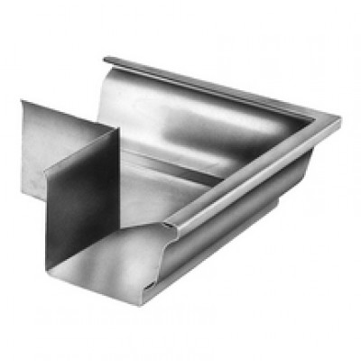 Equerre gouttière moulurée zinc intérieure