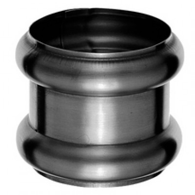 Bague extensible zinc naturel double diamètre 80mm RHEINZINK