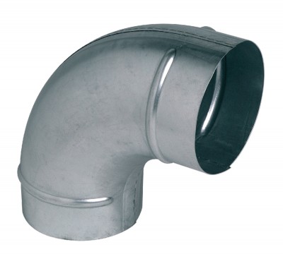 Coude embouti galva 90° diamètre 200mm ALDES
