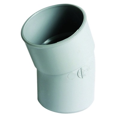Coude mâle-femelle 87°30 gris diamètre 80mm RACCORDS & PLASTIQUES NICOLL