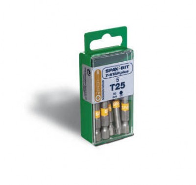 Embout vissage T-STAR+ T25 5 pièces