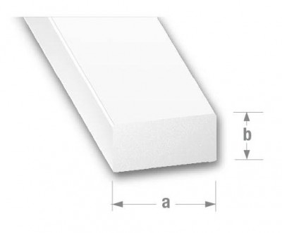 Rectangle PVC blanc 4x6-1ml CQFD