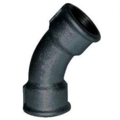 Coude femelle-femelle 45Â° noir 20x27 CODITAL