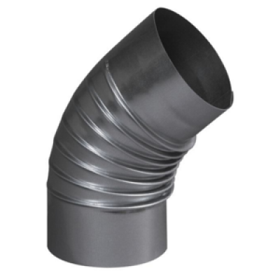Coude plissé BR45 aluminié diamètre 111mm TEN
