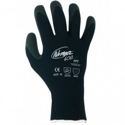 Paire de gants nylon chaud enduit HPT taille M paquet de 5 SINGER FRERES