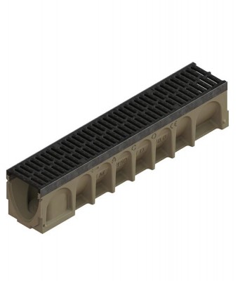 Caniveau multidrain 150 100x18.5x21cm d400 avec ACO
