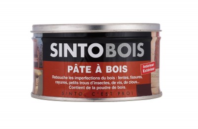 Pate à bois chêne foncé boîte 250gr SINTO