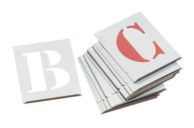 Alphabet zinc CAPITALE 80mm MARQUARDT