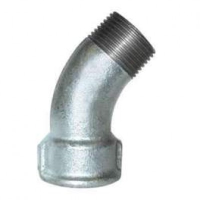 Coude mâle-femelle 45Â° galvanisé 20x27 CODITAL