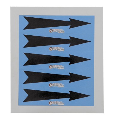 Etiquette flèche bleu 100x30mm 5 SELF CLIMAT