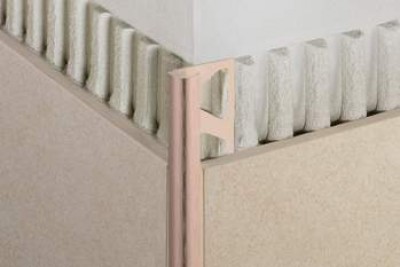 Profil RONDEC PRO rose pastel hauteur 10mm SCHLUTER SYSTEMS