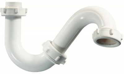 Siphon tube vertical blanc PORCHER