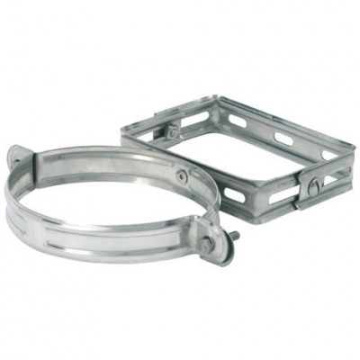Collier de suspension réglable inox 125mm TEN