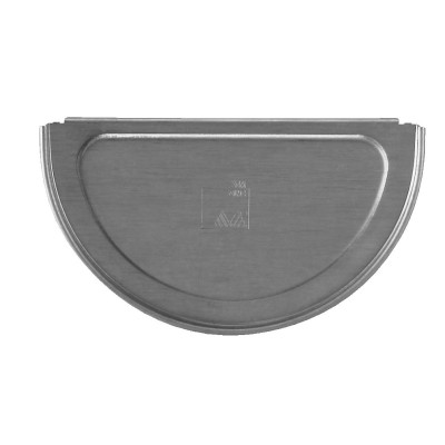 Talon symétrique pour gouttière 1/2 ronde de 33 zinc naturel UMICORE VM ZINCUMICORE VM ZINCUMICORE VM ZINC