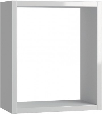Cube déco SEDUCTA blanc brillant